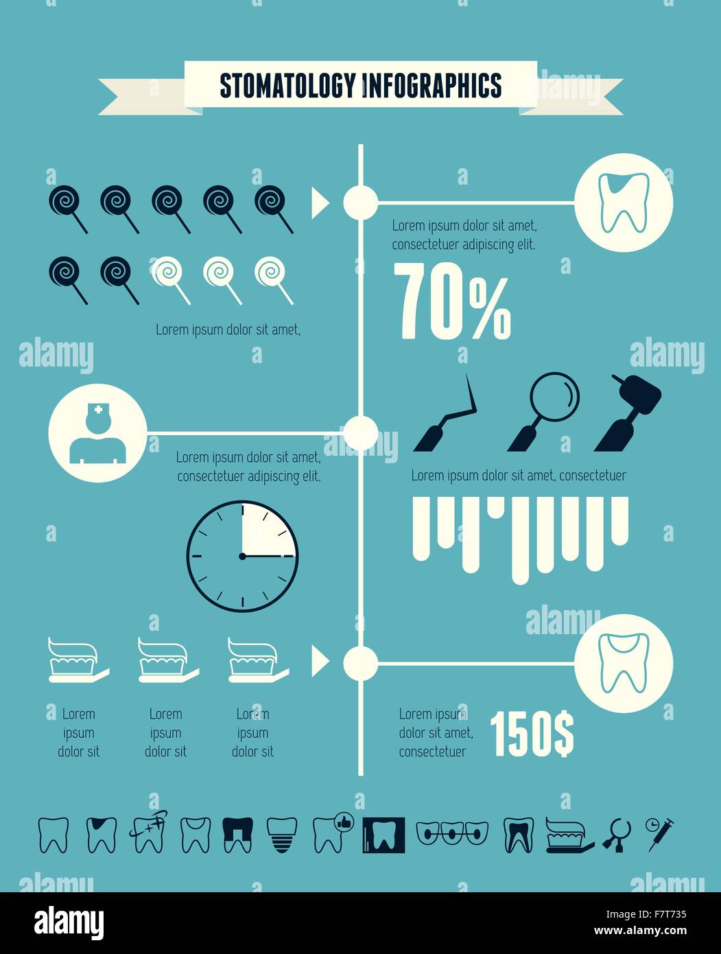 Stomatology Infographic Template Stock Vector Image & Art - Alamy