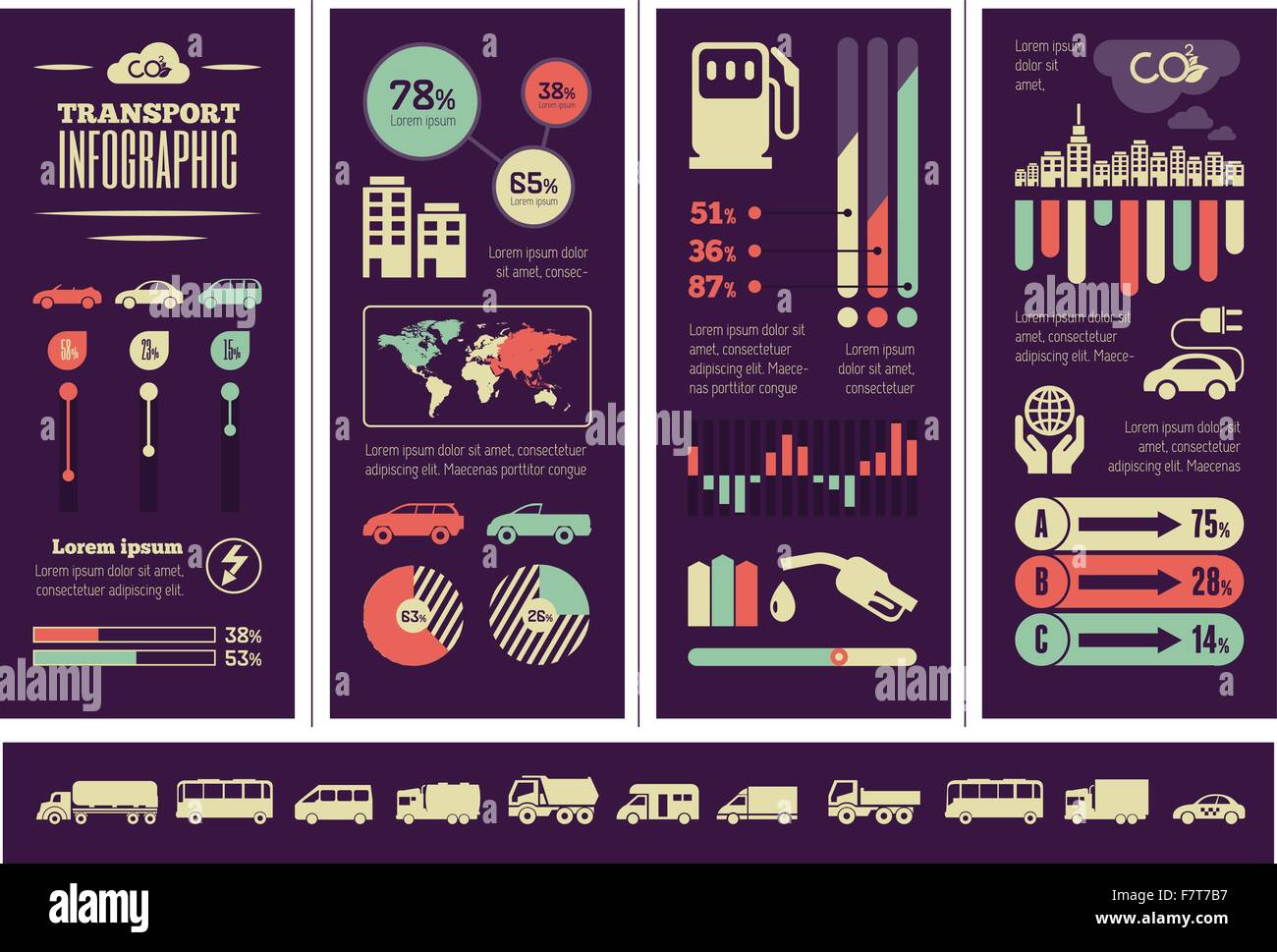 Travel Infographic Template Stock Vector Image & Art - Alamy