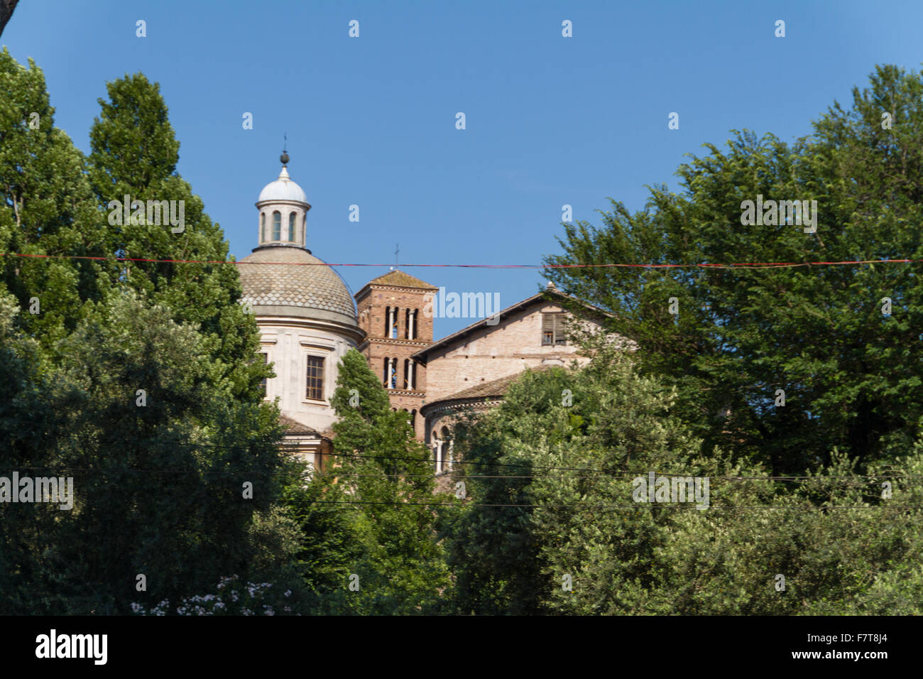 Great church in center of Rome, Italy Stock Photo - Alamy