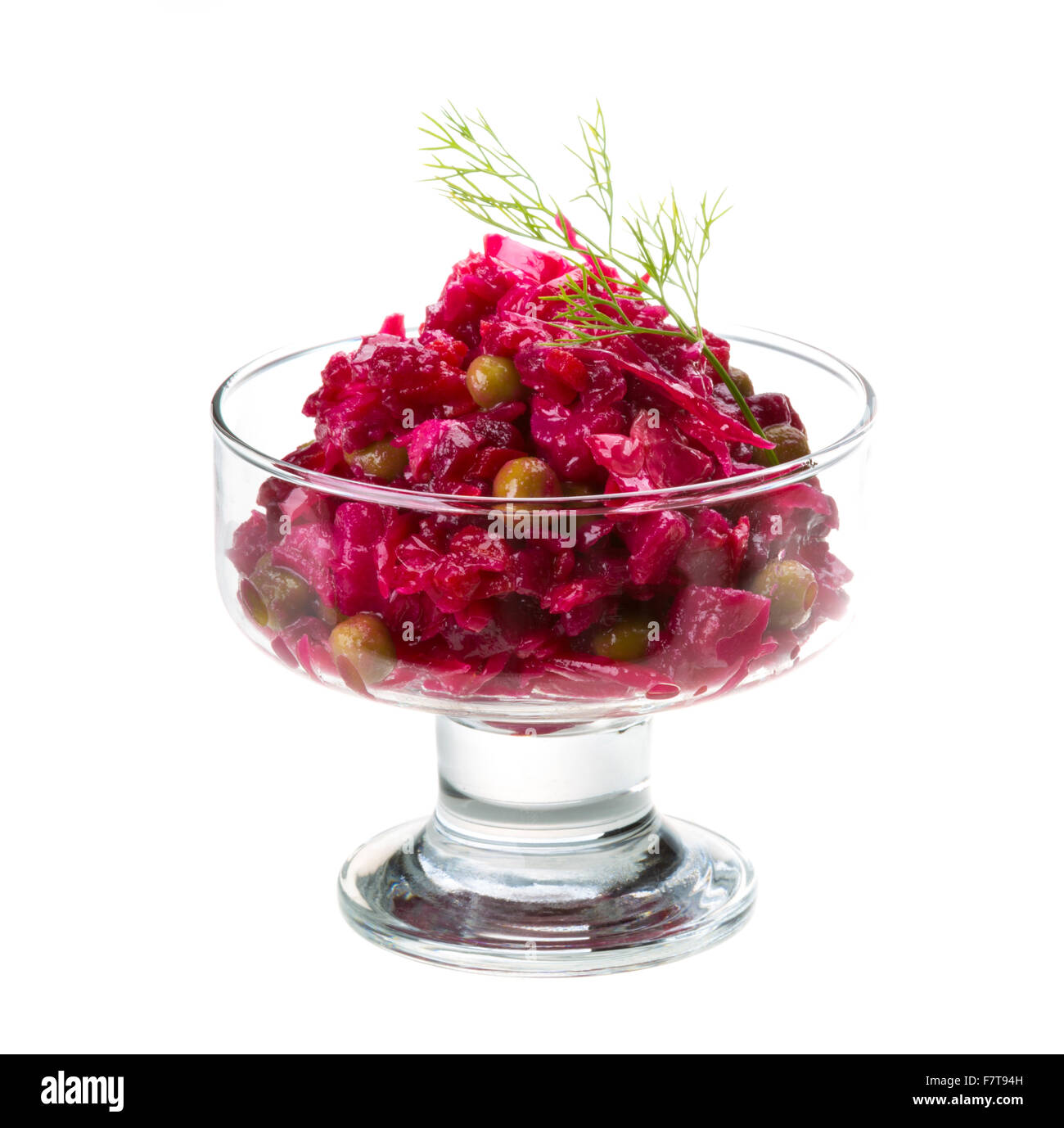 Vinaigrette Russian beetroot salad Stock Photo Alamy