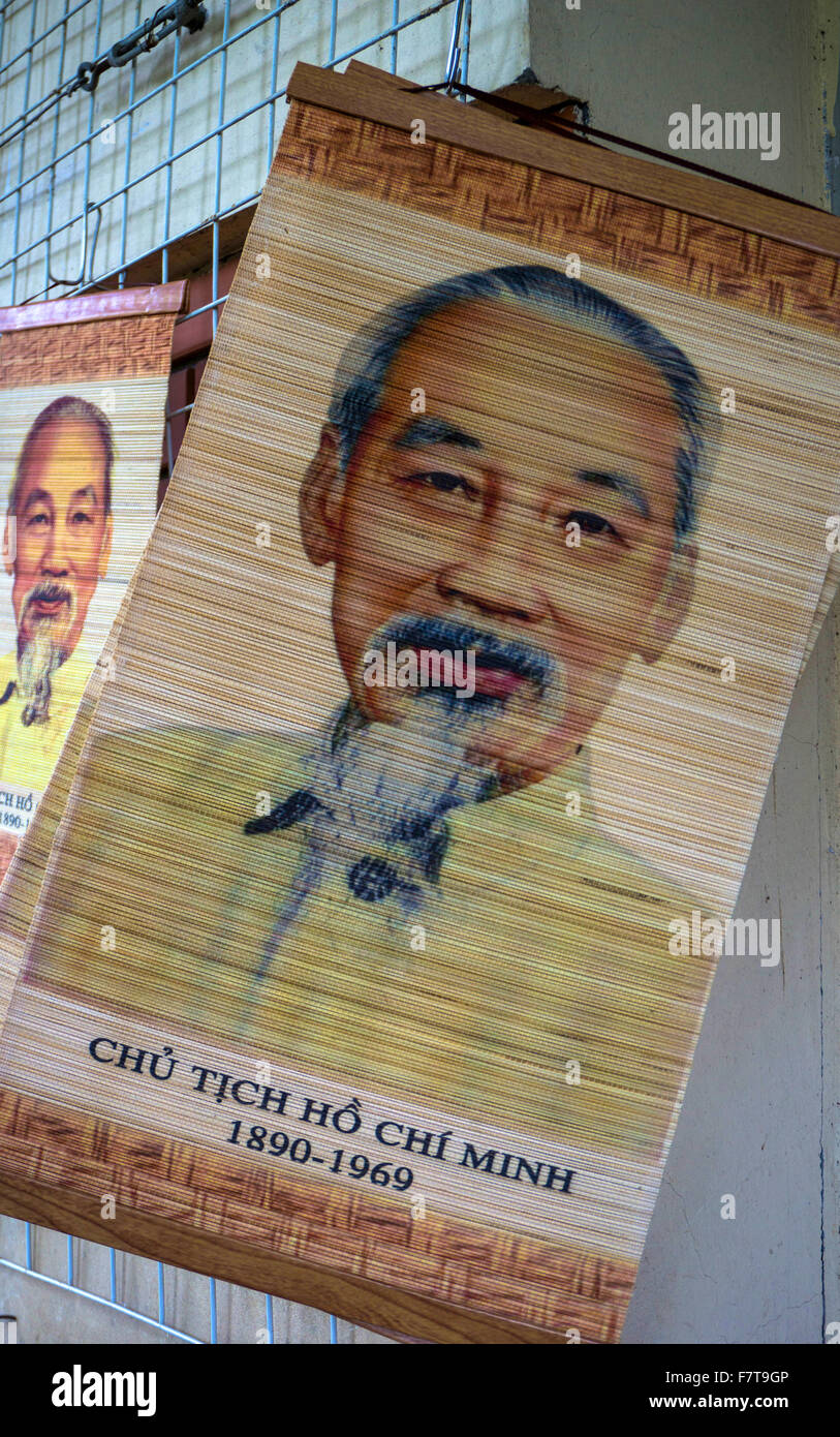 Hanoi, Vietnam: Souvenir poster of Ho Chi Minh Stock Photo - Alamy