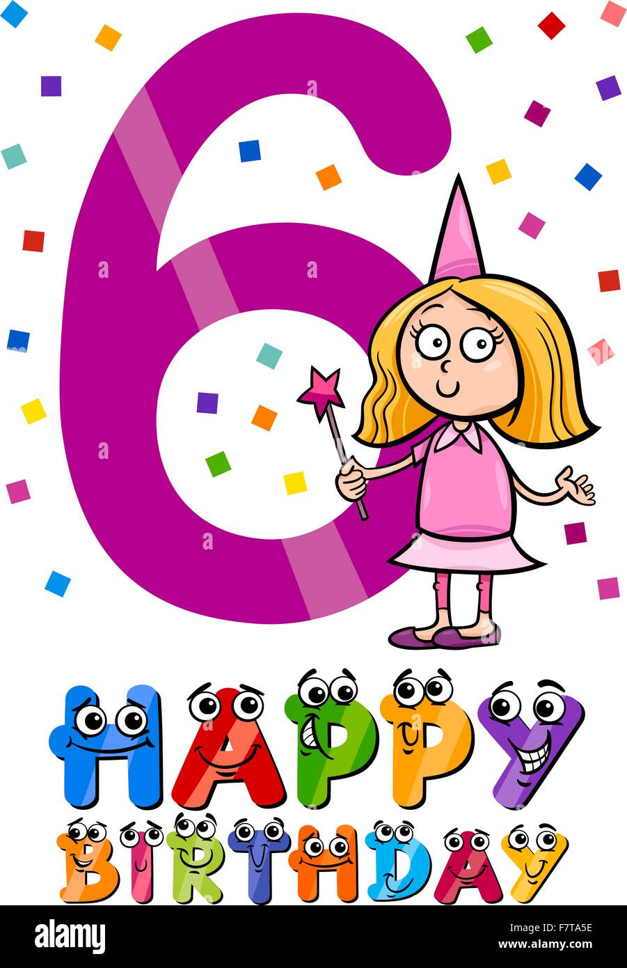 6th-birthday-girl-clipart