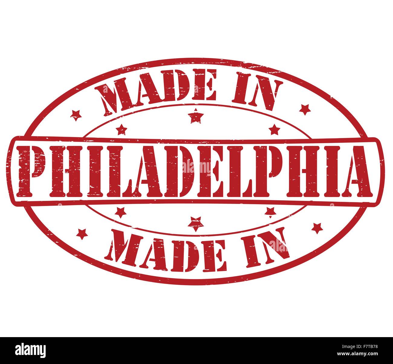 Made in Philadelphia Stock Vector Image & Art Alamy