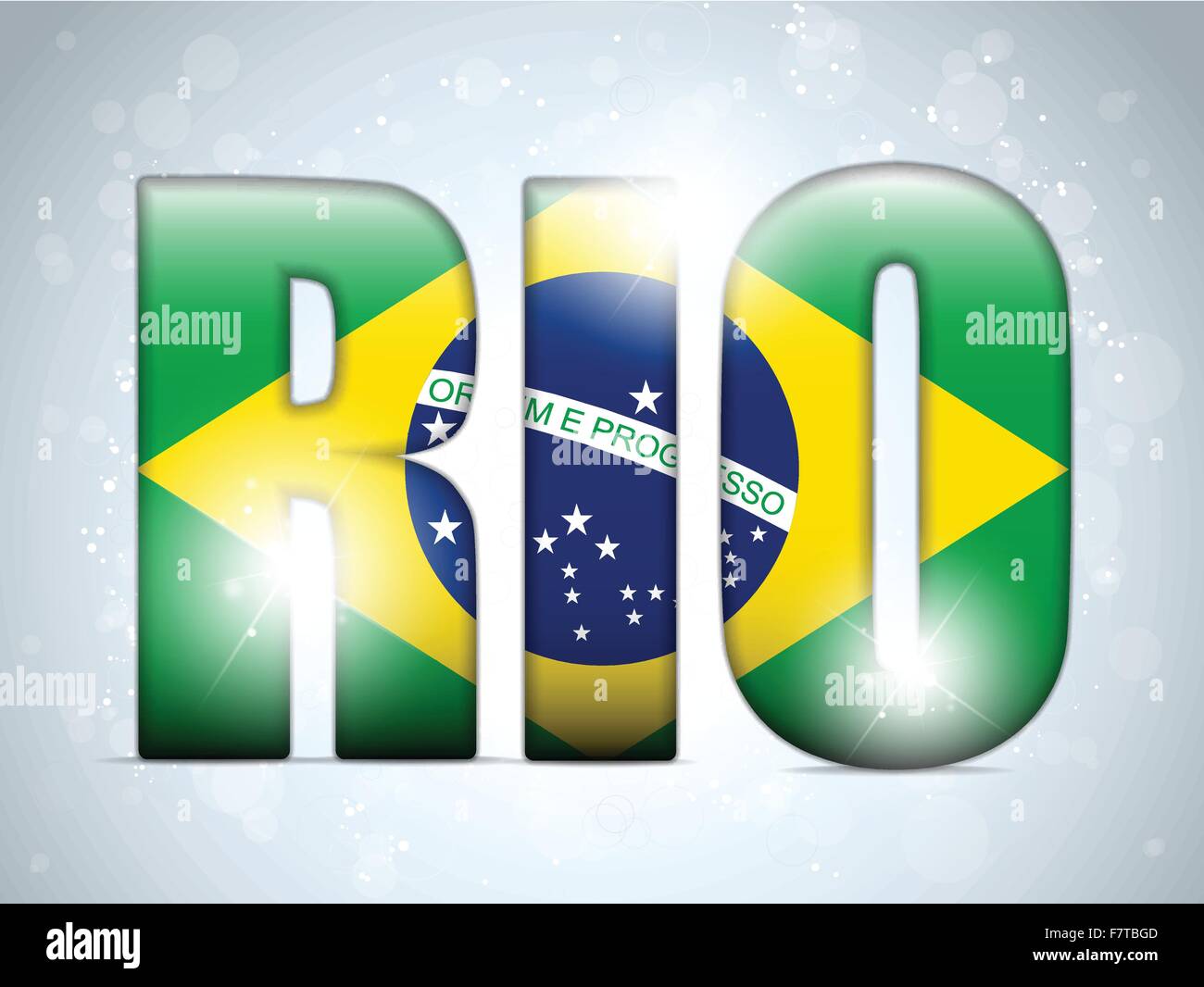 Brasil 2014 Letters with Brazilian Flag Stock Vector Image & Art Alamy