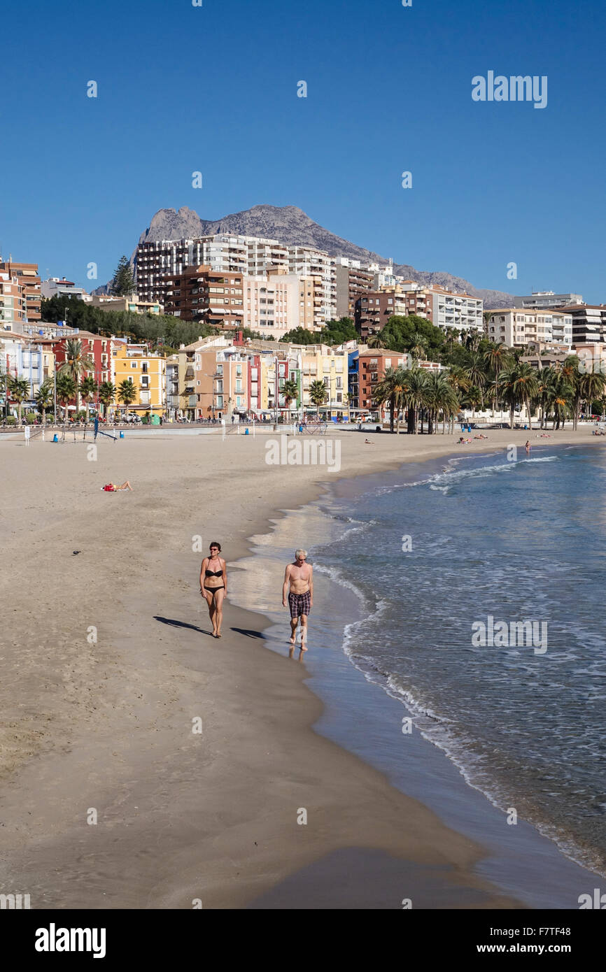 La Vila Joiosa Or Villajoyosa Alicante Spain A Coastal Resort