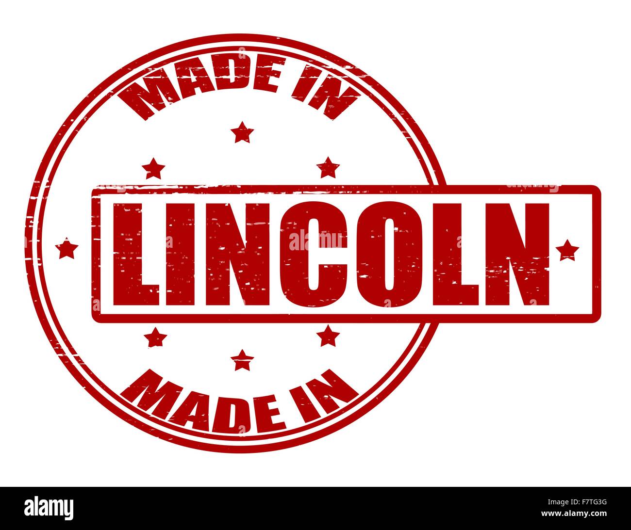 Made in Lincoln Stock Vector Image & Art Alamy