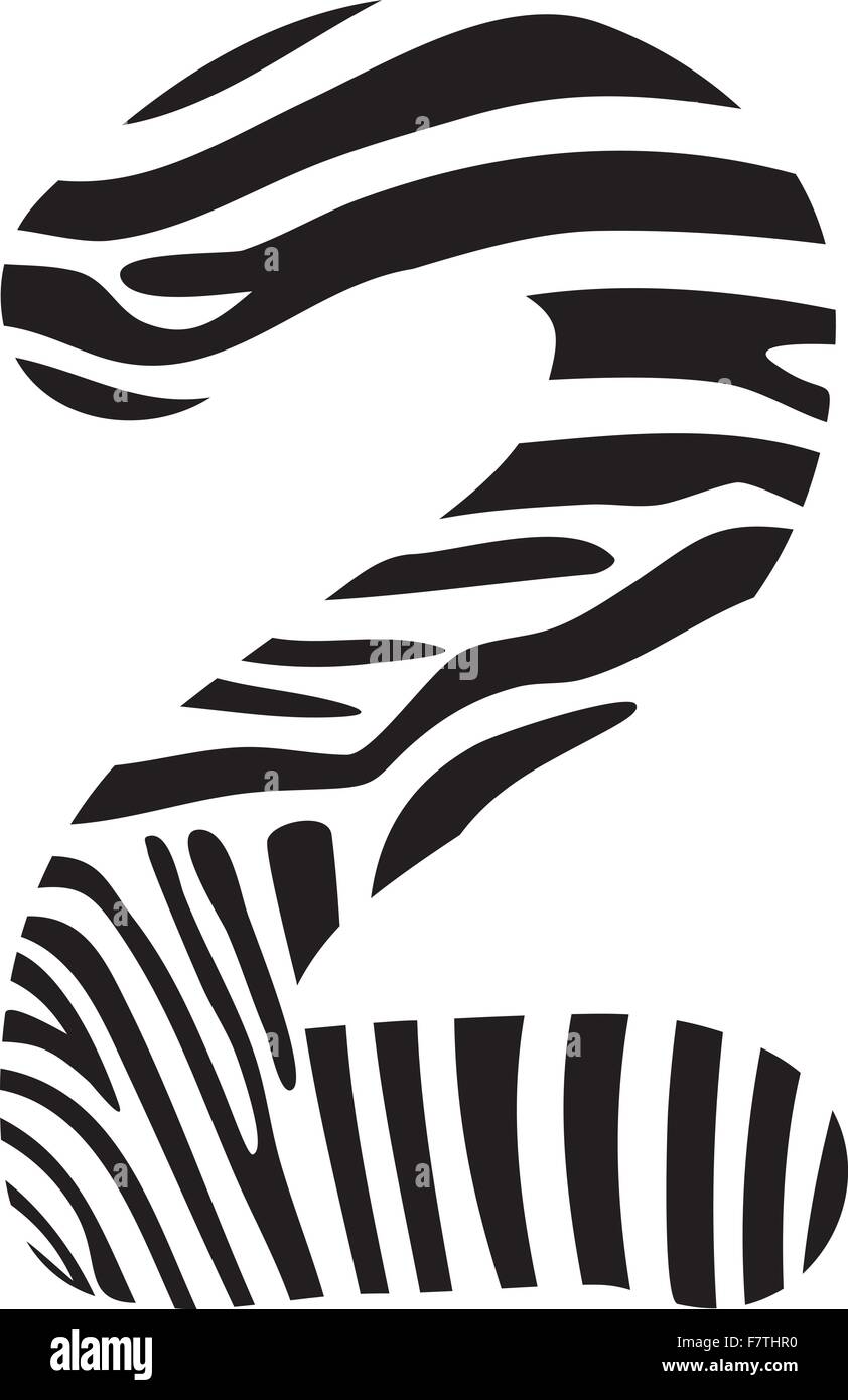 Zebra Print Numbers Clipart Zebra Print Numbers Clipart