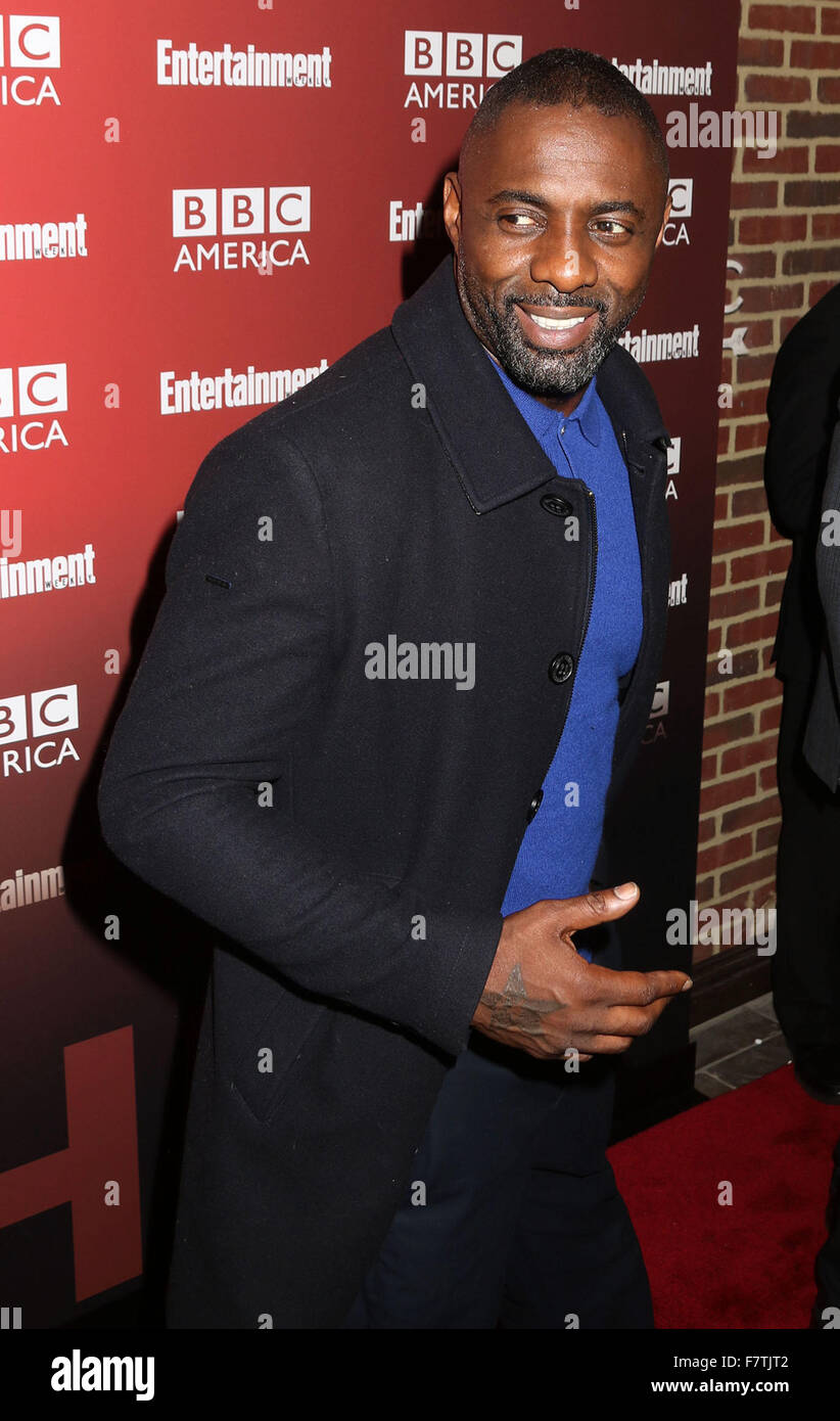 New York, USA. 2nd Dec, 2015. Actor IDRIS ELBA attends the BBC America ...
