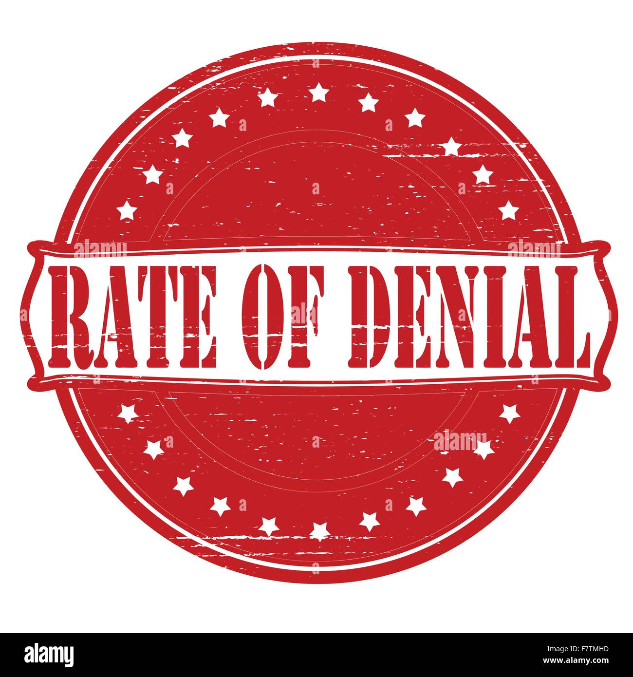 Rate of denial Stock Vector Image & Art Alamy