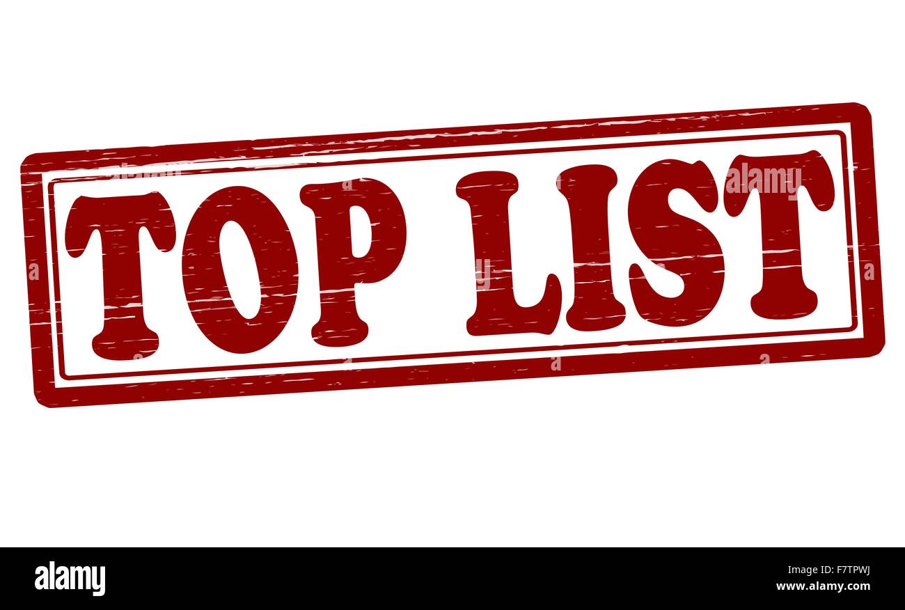Top list hi-res stock photography and images - Alamy