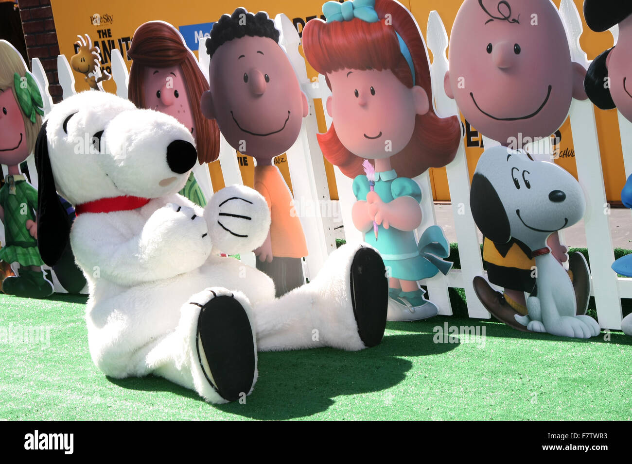 The Peanuts Movie LA Premiere Featuring: Snoopy Where: Westwood ...