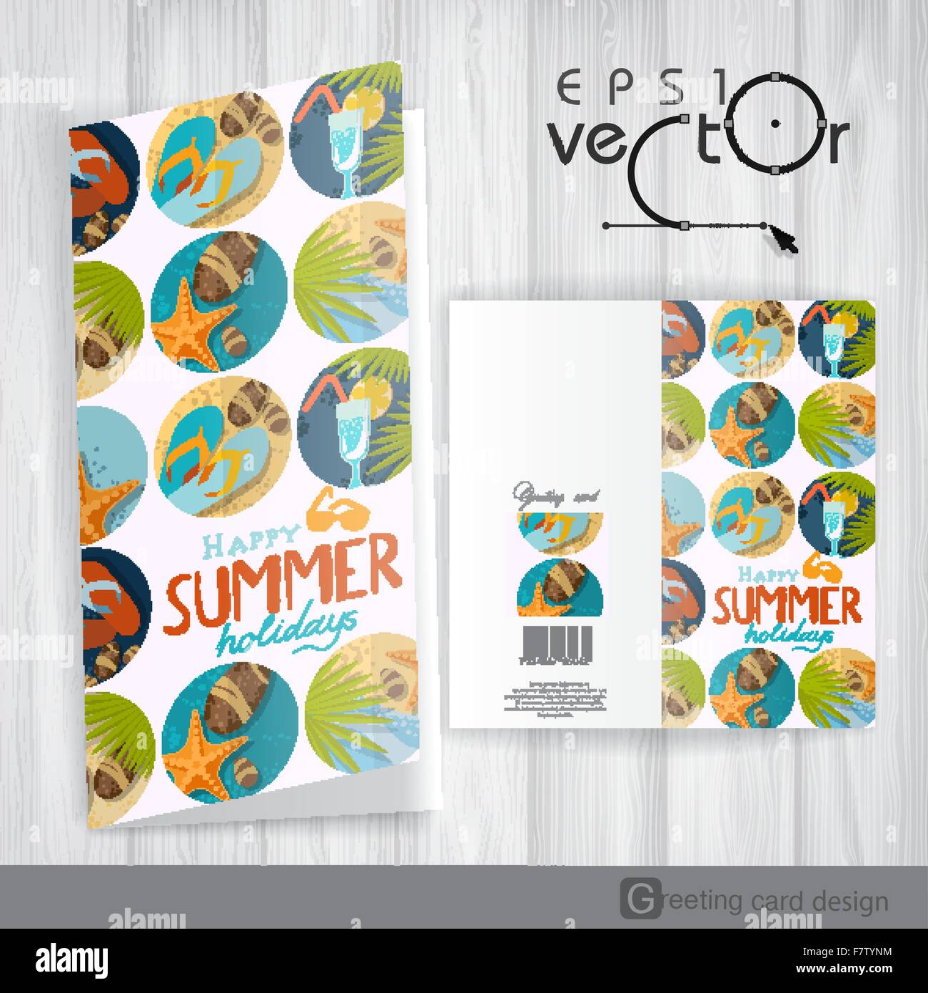 Design In Card Greeting Card Design, Template Stock Vector Image & Art - Alamy