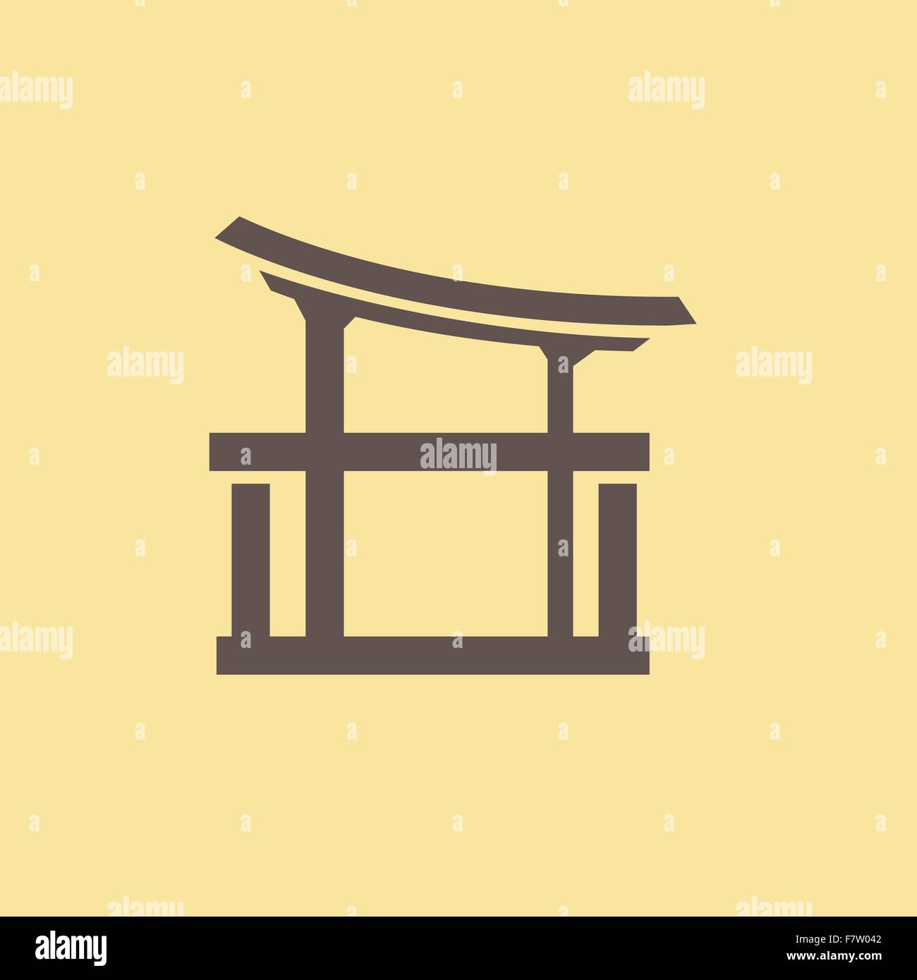 Flat simple japan vector Stock Vector Images - Alamy