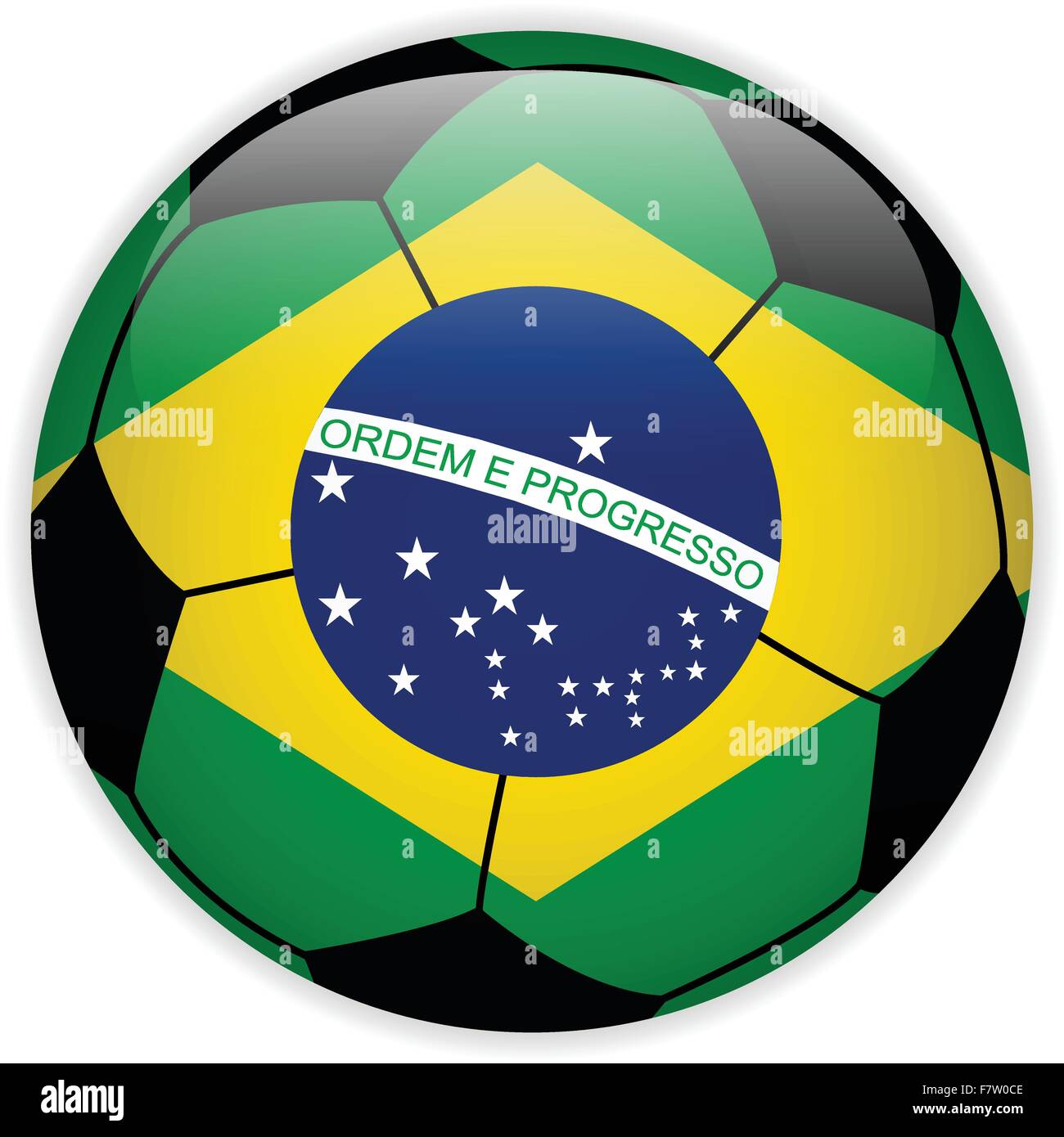 Brazil football team Stock Vector Images Alamy