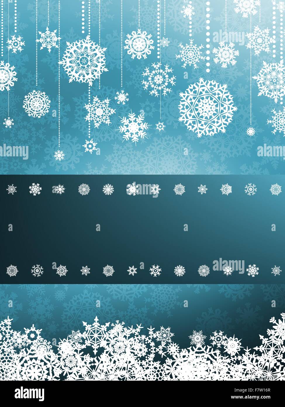 Blue background with snowflakes. EPS 8 Stock Vector Image & Art - Alamy