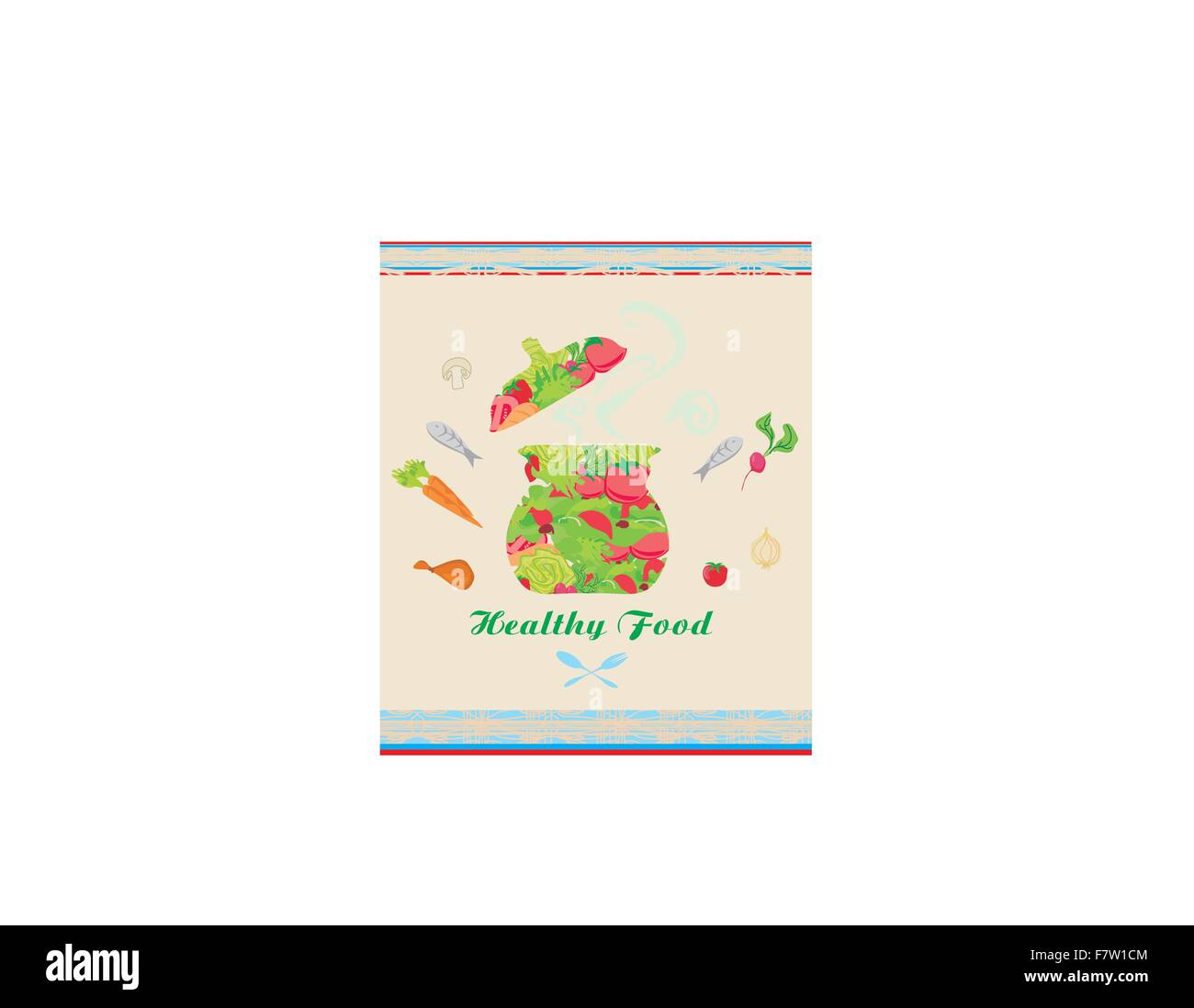 banner healthy food Stock Vector Image & Art - Alamy