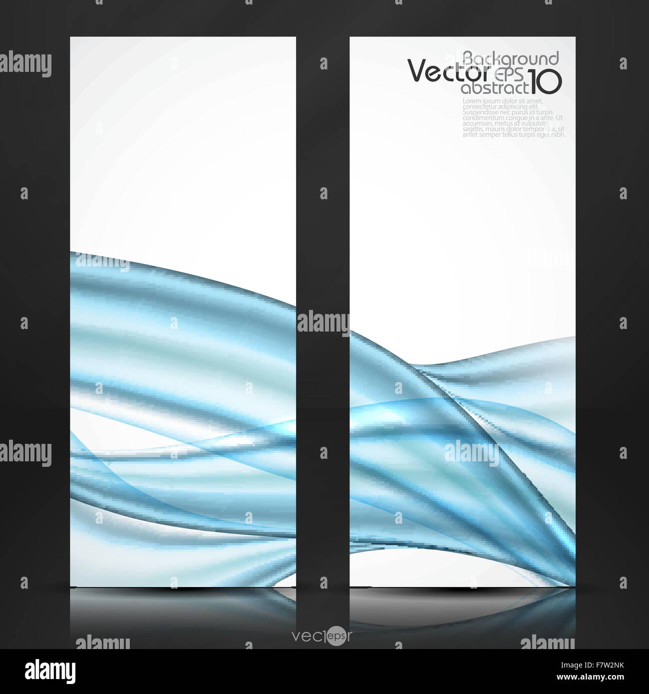 Abstract Blue Wavy Background Stock Vector Image & Art - Alamy