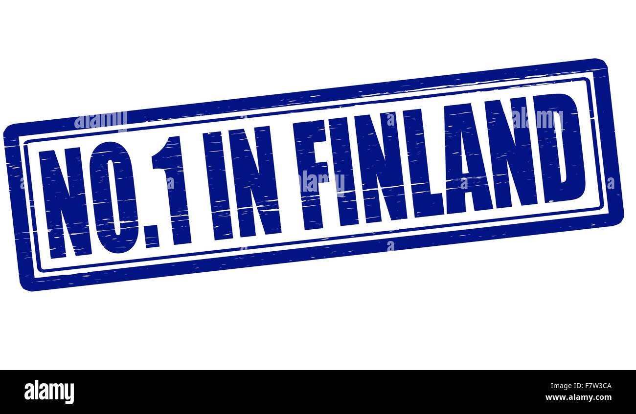 No one in Finland Stock Vector