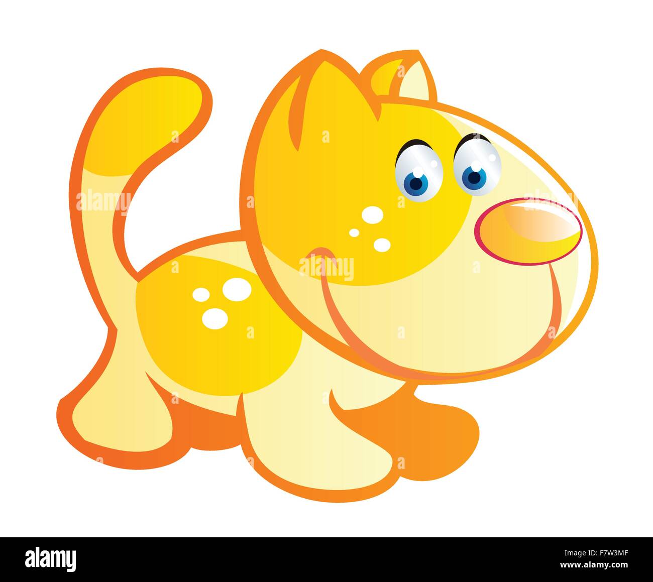 Baby cat cartoon hi-res stock photography and images - Alamy