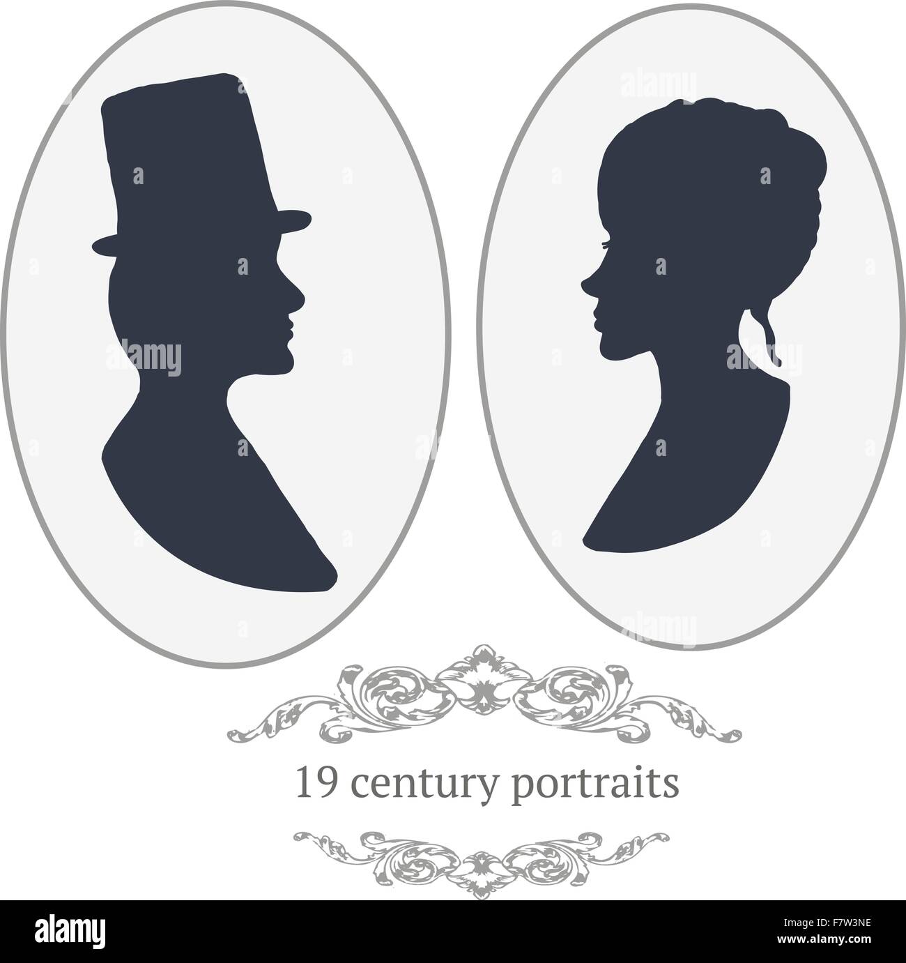 Portraits woman Stock Vector Images - Alamy