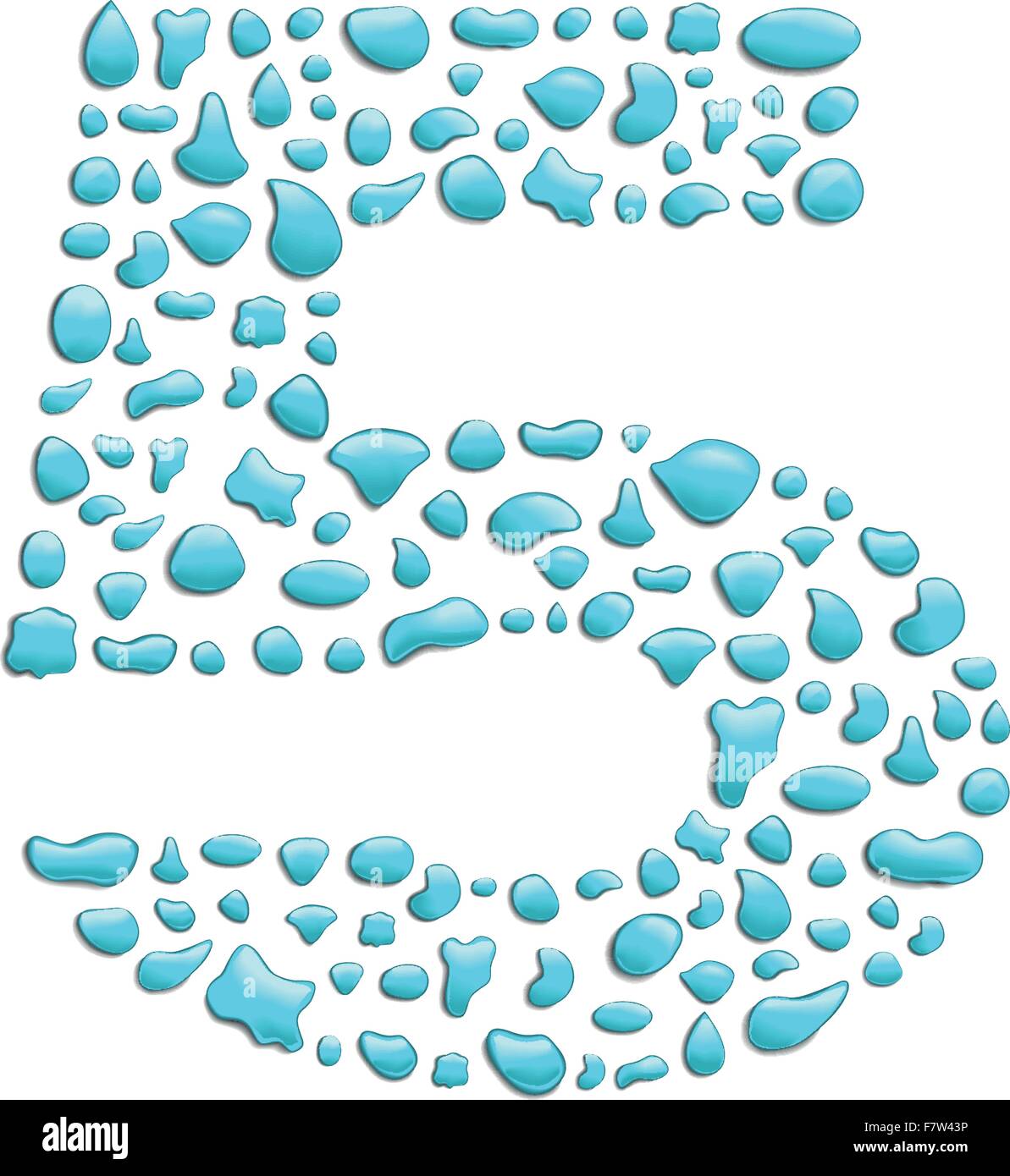 water number 5 Stock Vector Image & Art Alamy