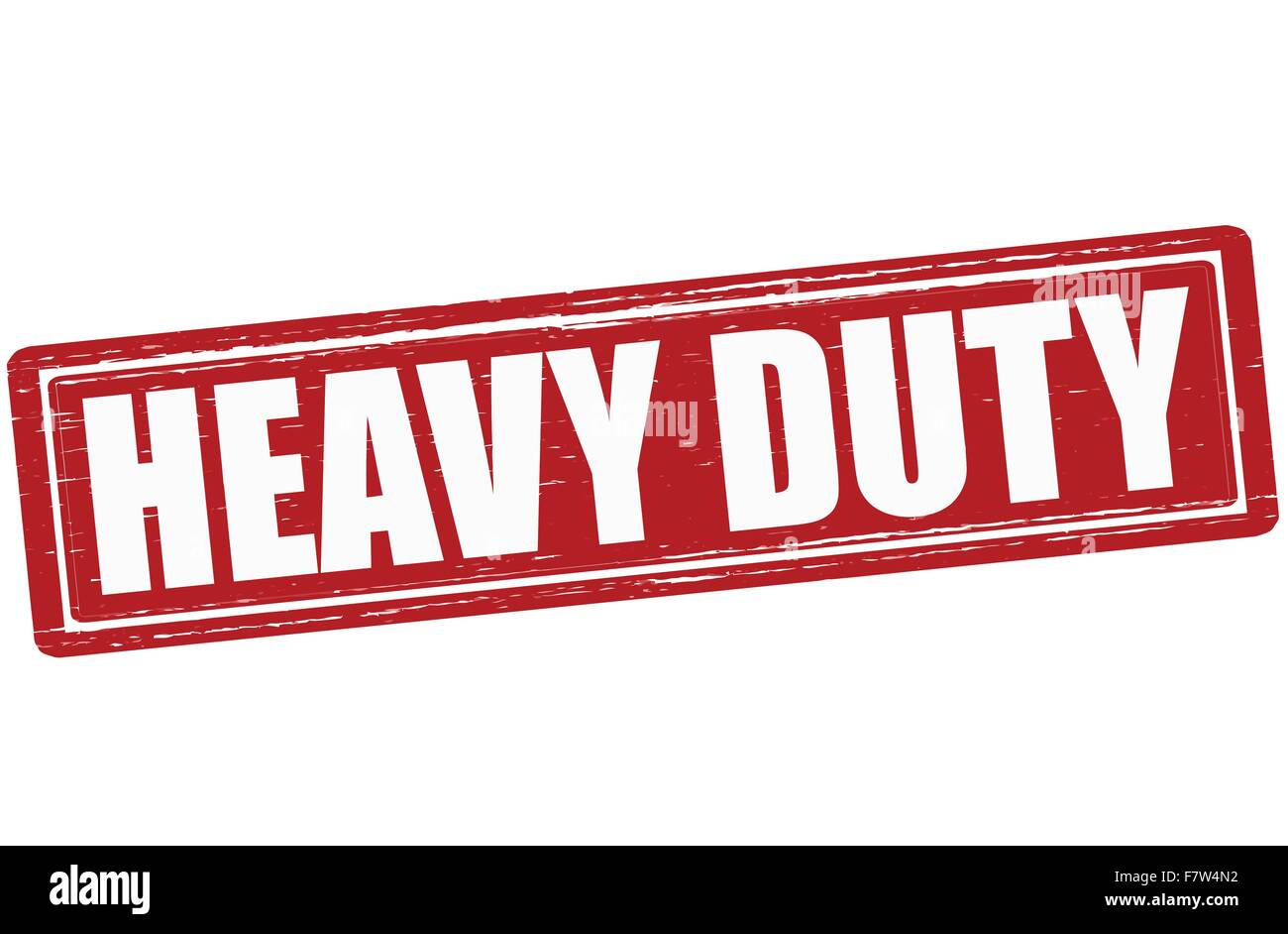 Heavy duty stamp Stock Vector Images - Alamy