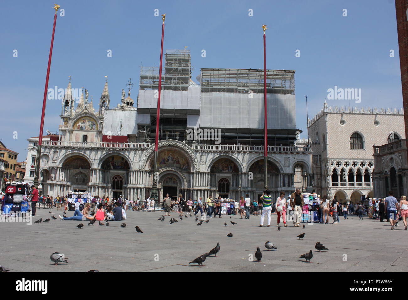 Venice, Italy, June 4 2014 St.Mark's Square, the principal public