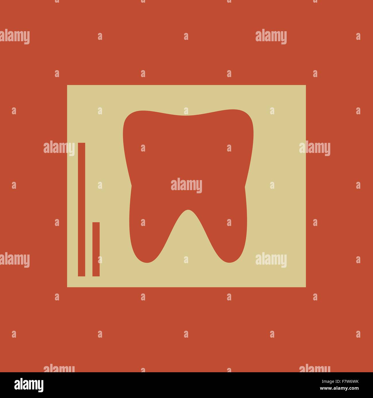 Dental Flat Icon Stock Vector Image & Art - Alamy