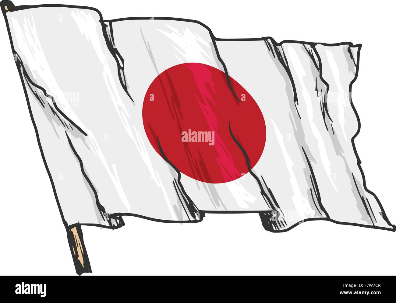 flag of Japan Stock Vector Image & Art Alamy