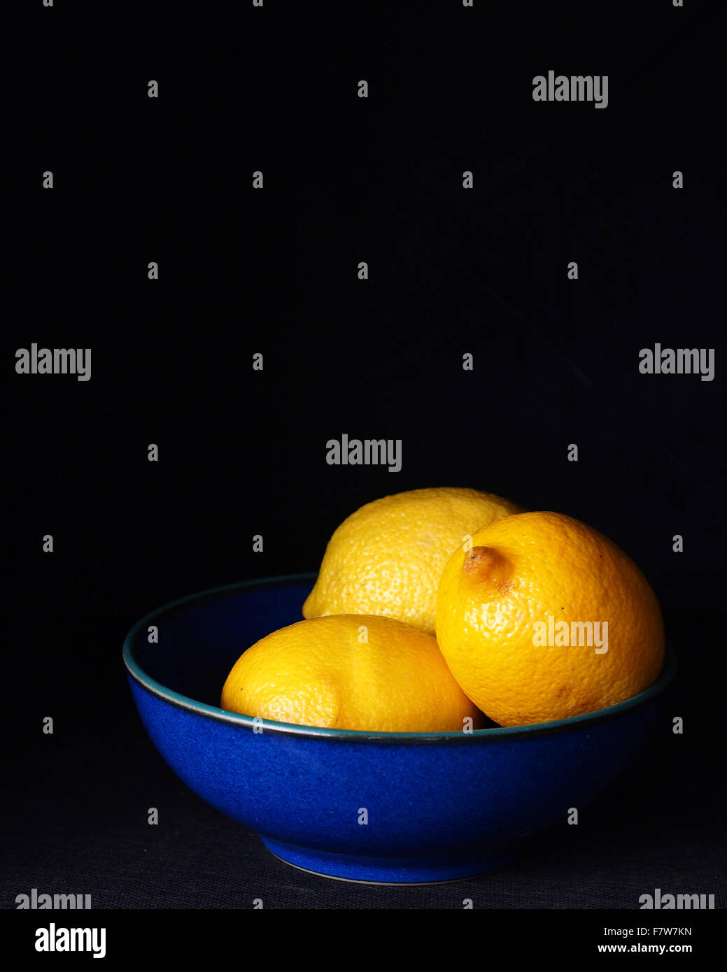 Bowl Of Lemons Stock Photo Alamy