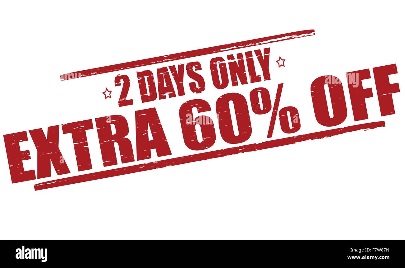 Two days only Stock Vector Image & Art - Alamy
