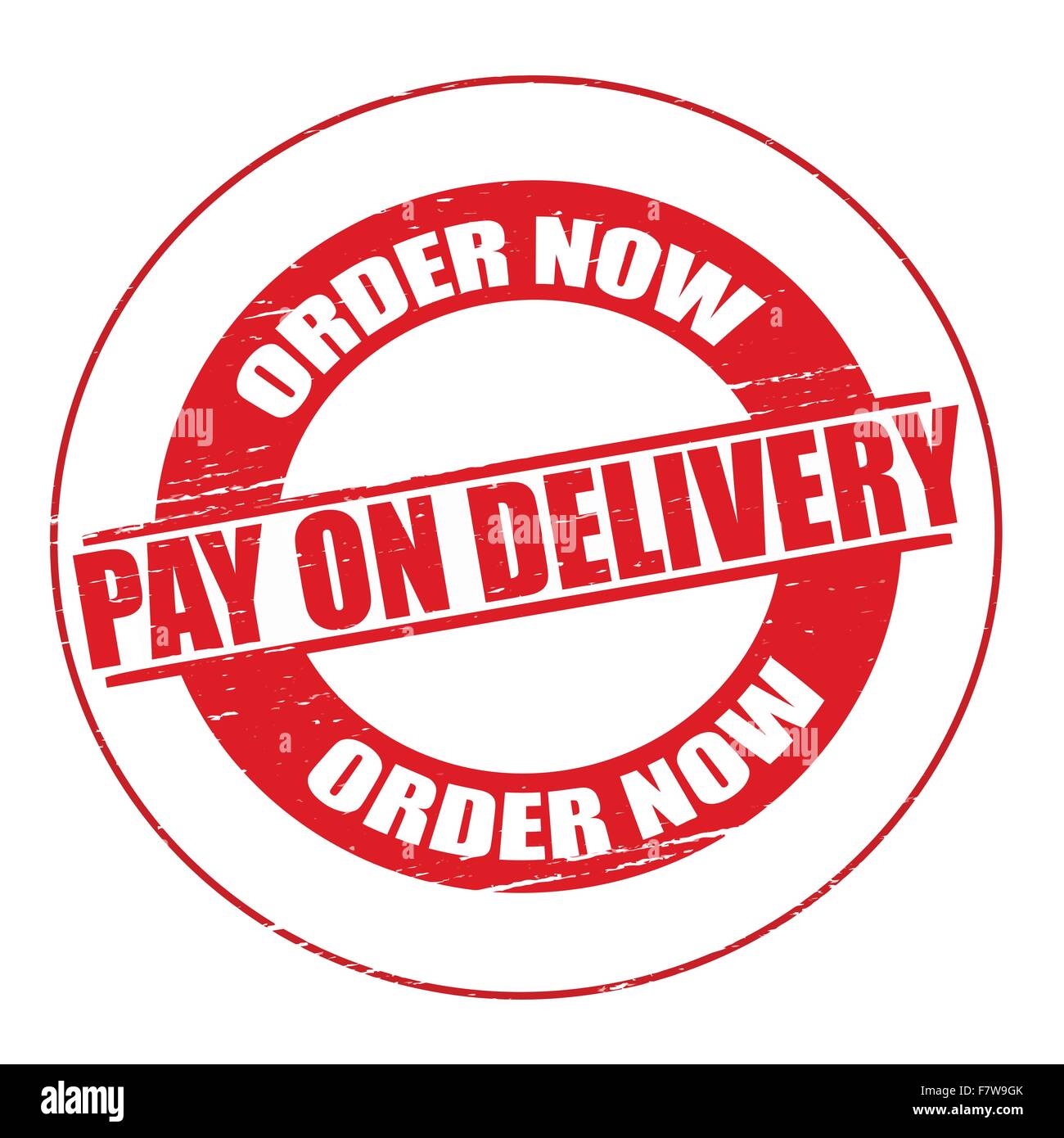 Pay on delivery Stock Vector