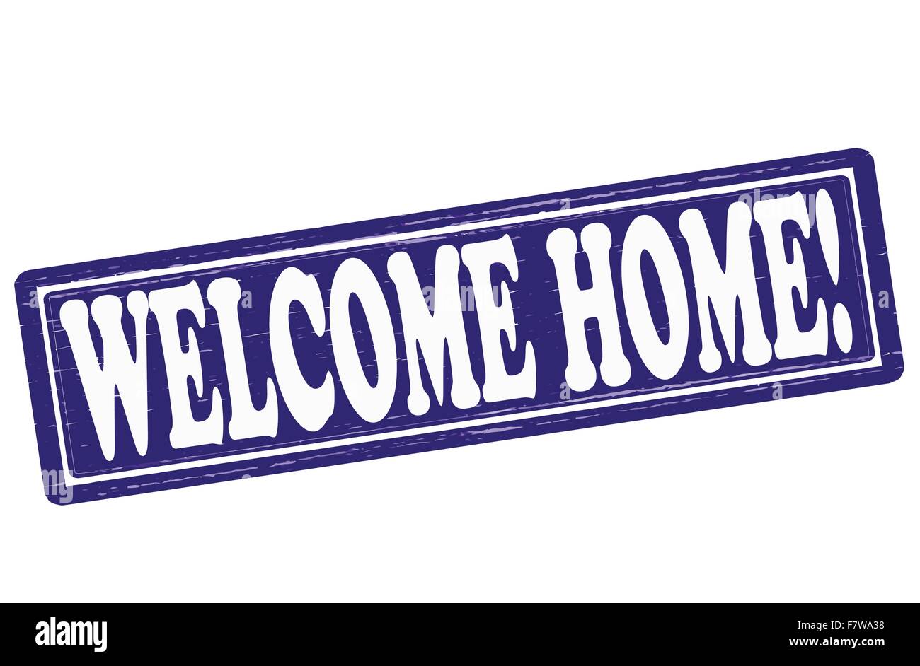 Welcome Home Stock Vector Images - Alamy
