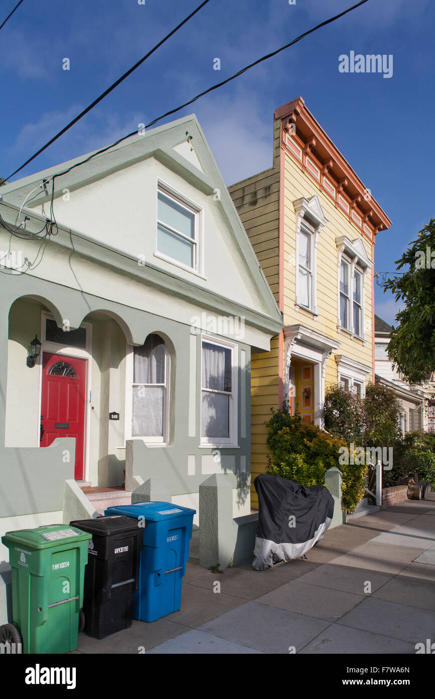 Houses, Potrero Hill, San Francisco, California, United States Stock Photo Alamy