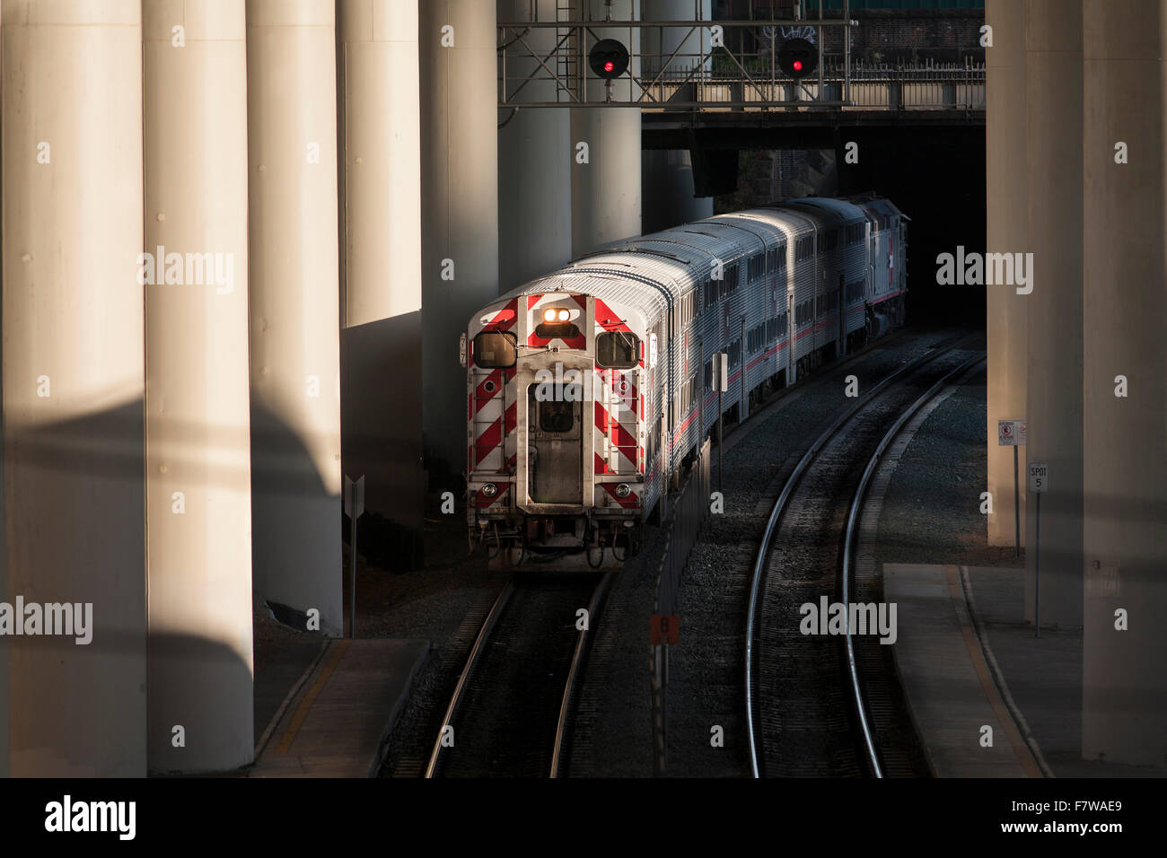 United States, California, San Francisco, Caltrain, Stock Photo