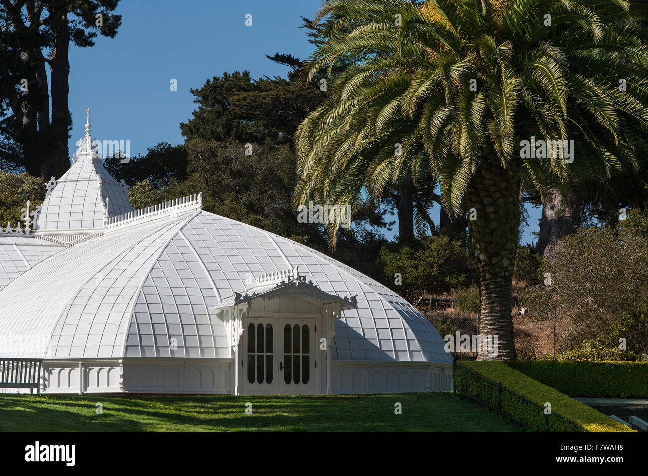 United States, California, San Francisco, Golden Gate Park, Conservatory Stock Photo