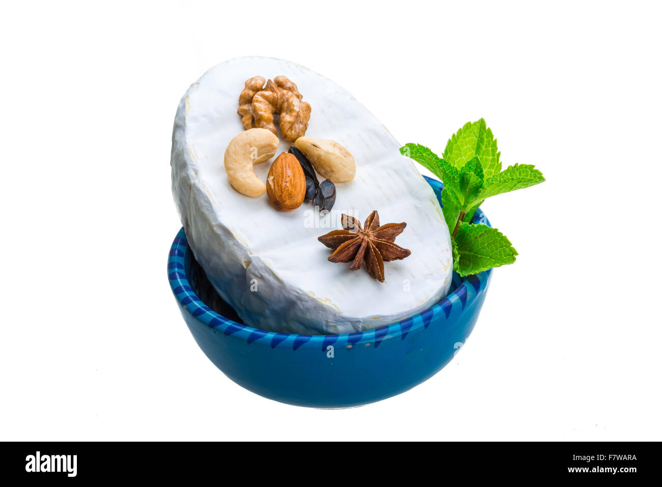 Fresh soft brie cheese Stock Photo Alamy