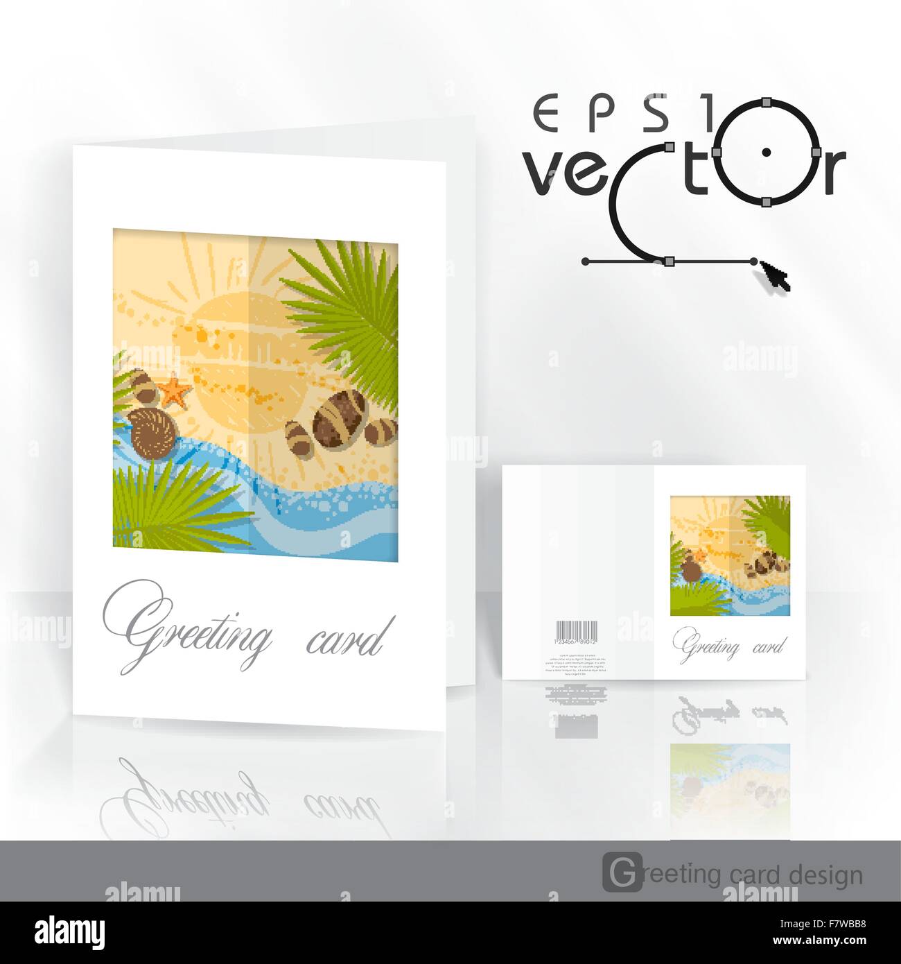 Greeting Card Design, Template Stock Vector Image & Art - Alamy