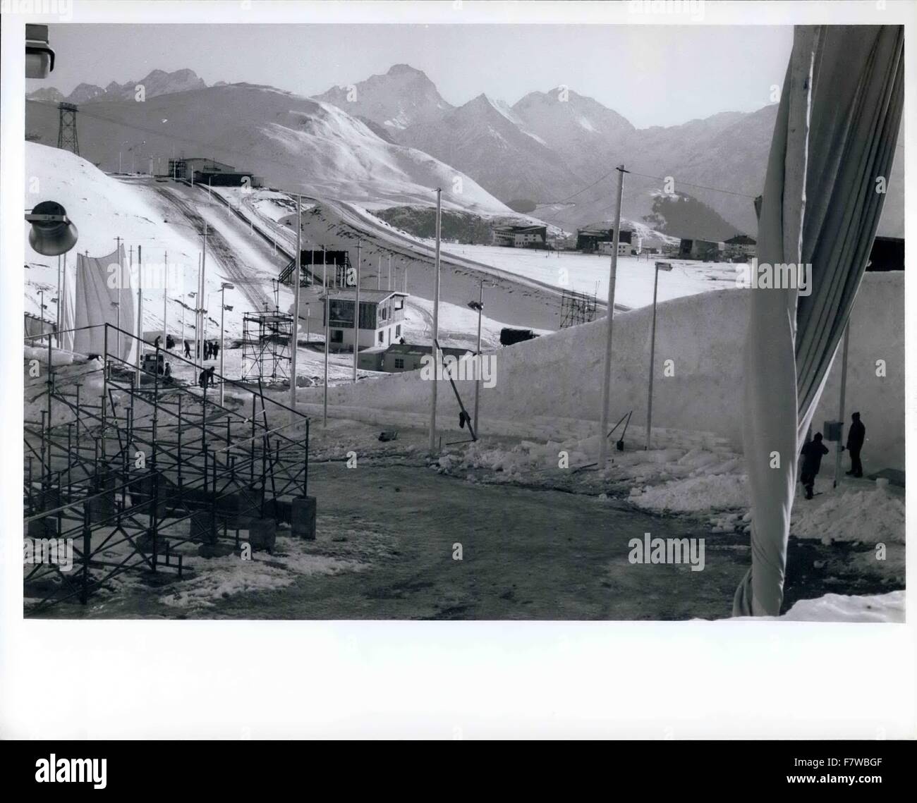 1968 - Winter Olympics Site, Grenoble 1968 Area Of Olympic Bobsled Run ...