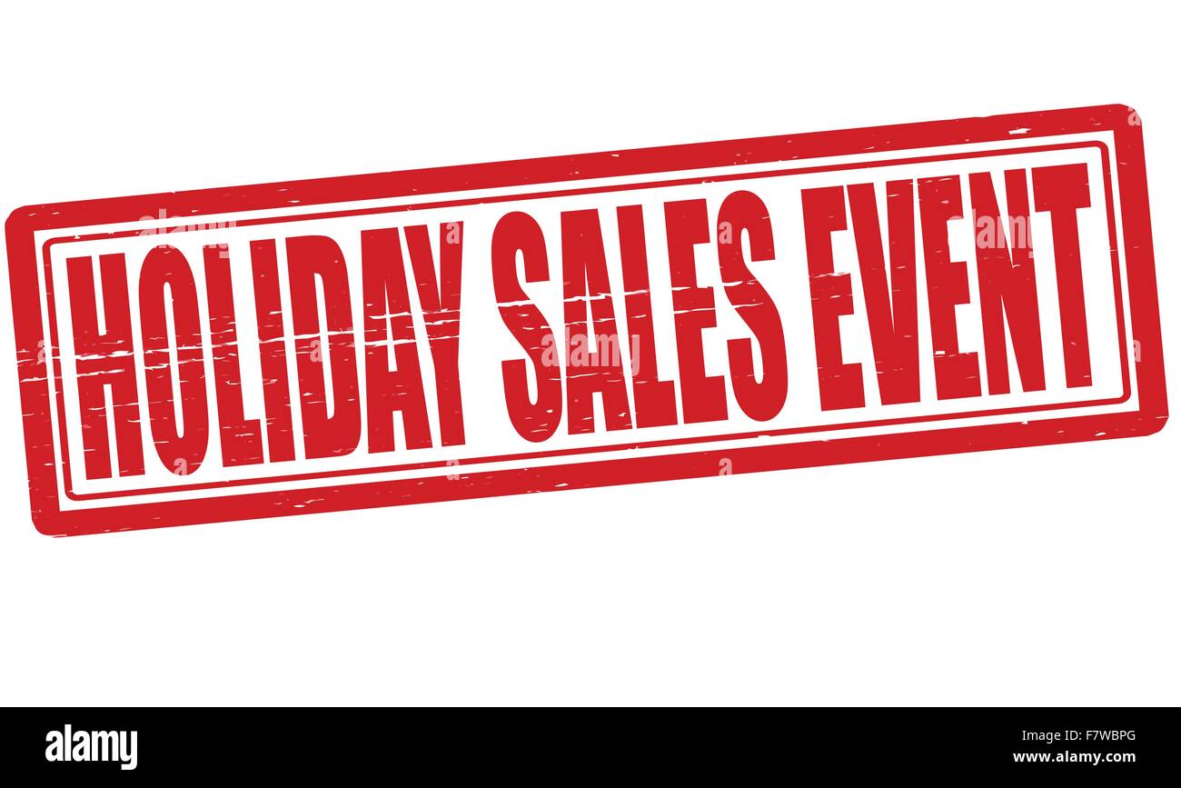 Holiday sales event Stock Vector Image & Art Alamy