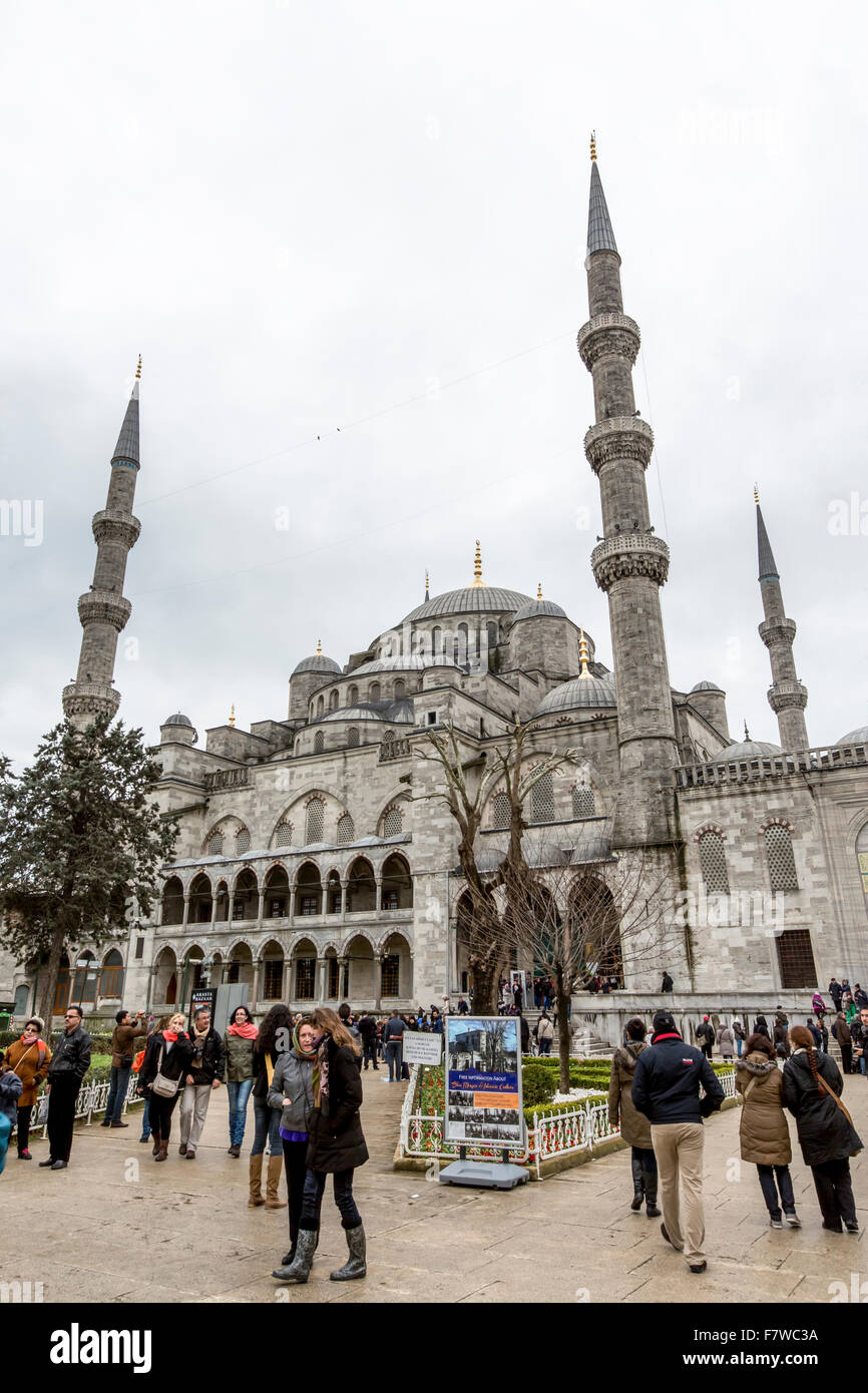 Sultan Ahmed Mosque (Blue Mosque), Istanbul, Turkey Stock Photo
