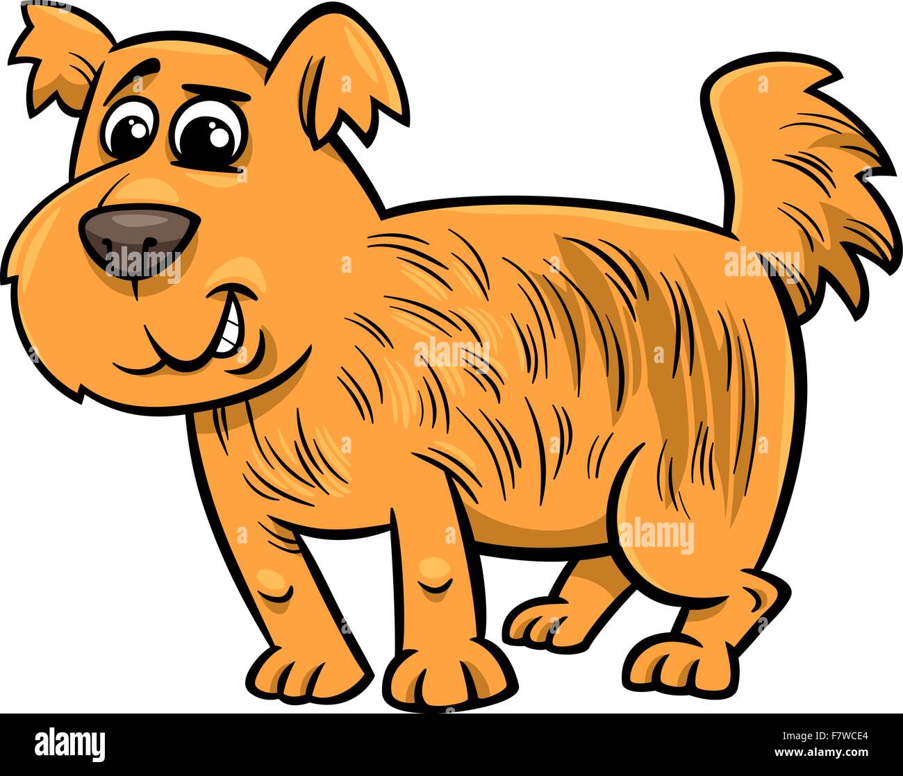 shaggy dog cartoon illustration Stock Vector Image & Art Alamy