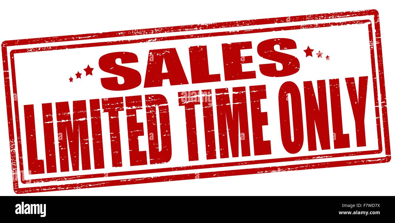 Limited time only Stock Vector Image & Art Alamy