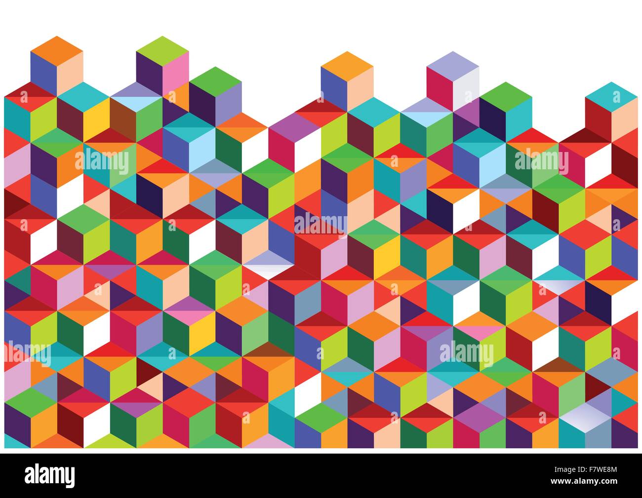 stack wall Stock Vector