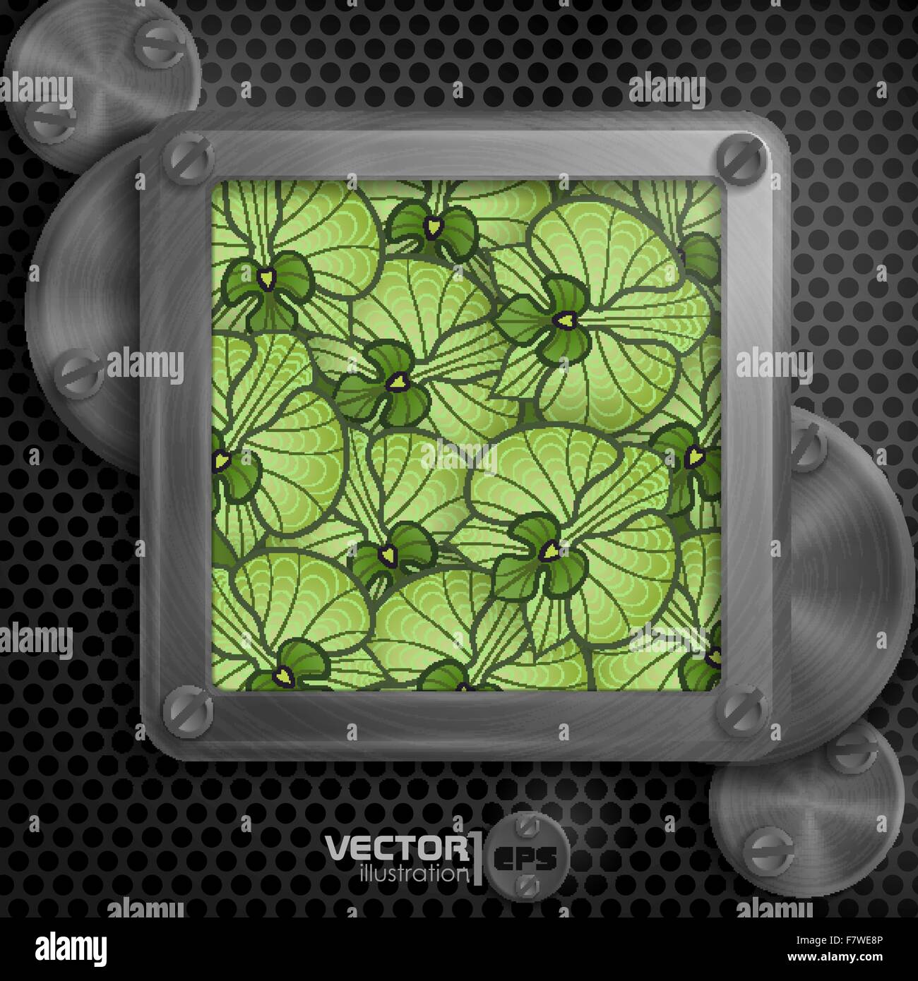 Metallic Frame With Screws Stock Vector Image & Art Alamy