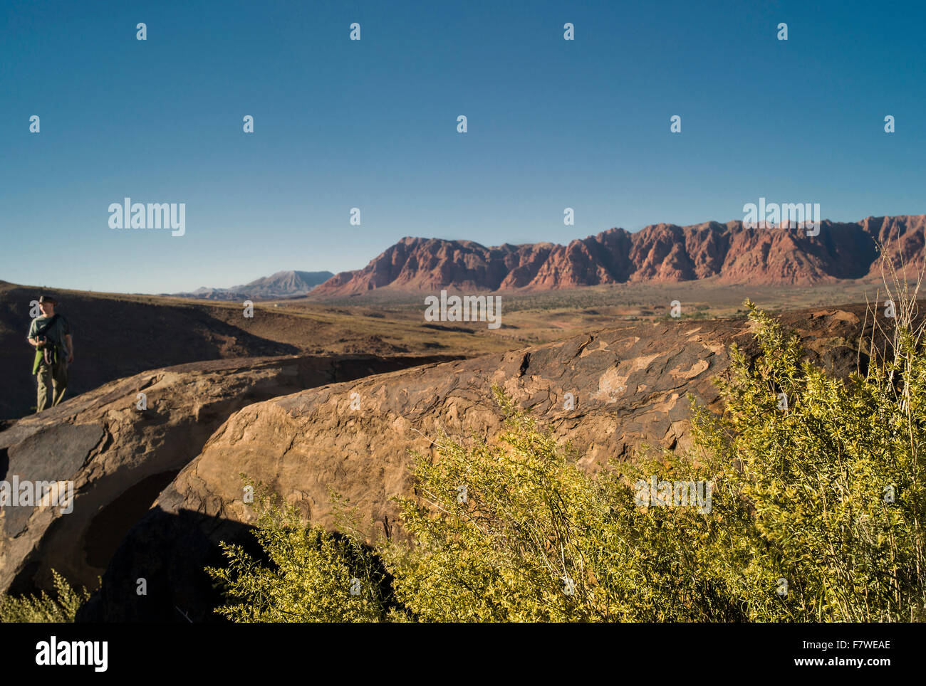 Exploring hills of Southern Utah, United States Stock Photo