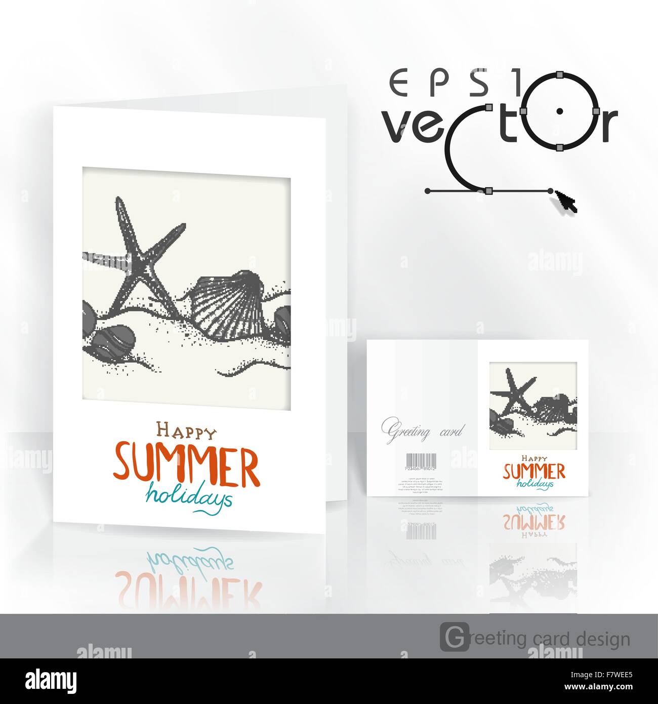 Greeting Card Design, Template Stock Vector Image & Art Alamy