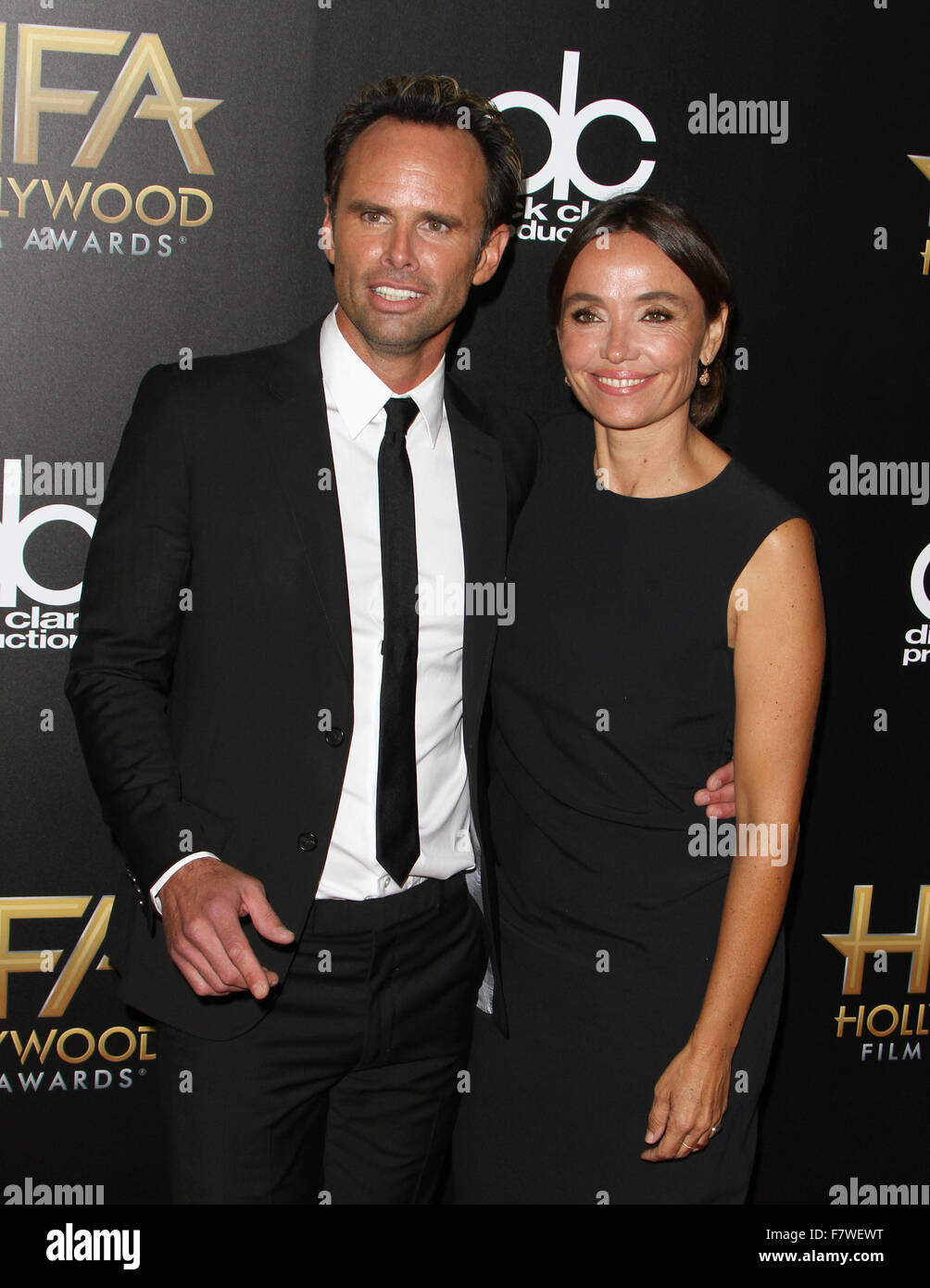 19th Annual Hollywood Film Awards Featuring: Walton Goggins, Nadia ...