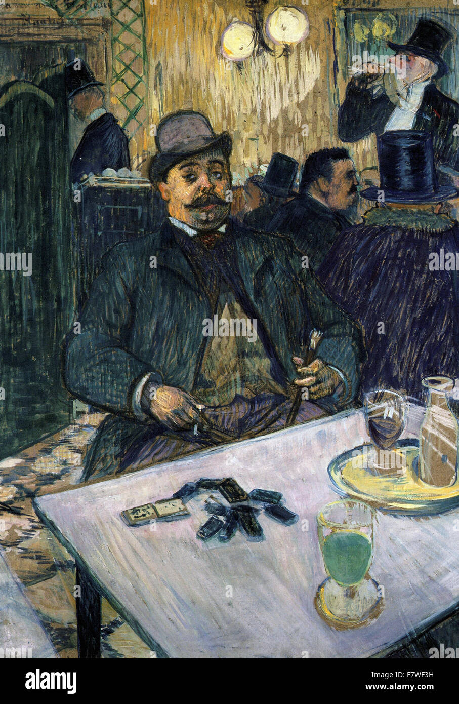 Henri de Toulouse-Lautrec - Monsieur Boileau at the Café Stock Photo