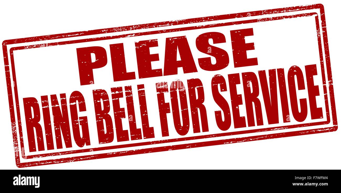 Please Ring Bell Sign wall mounted door corridor signage side mount